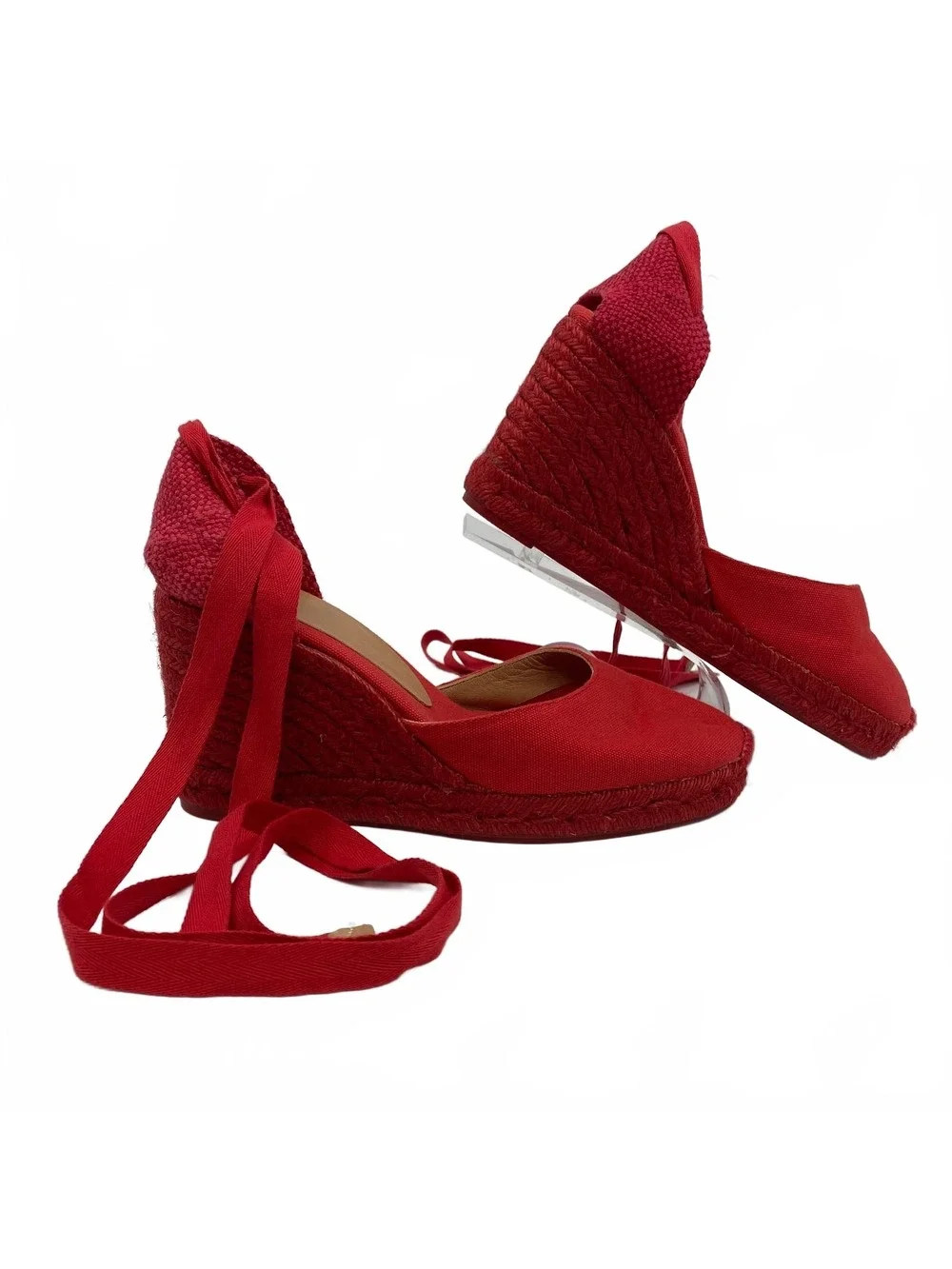 Castaner Red Espadrille Wedges | Women’s EU39 Regular
